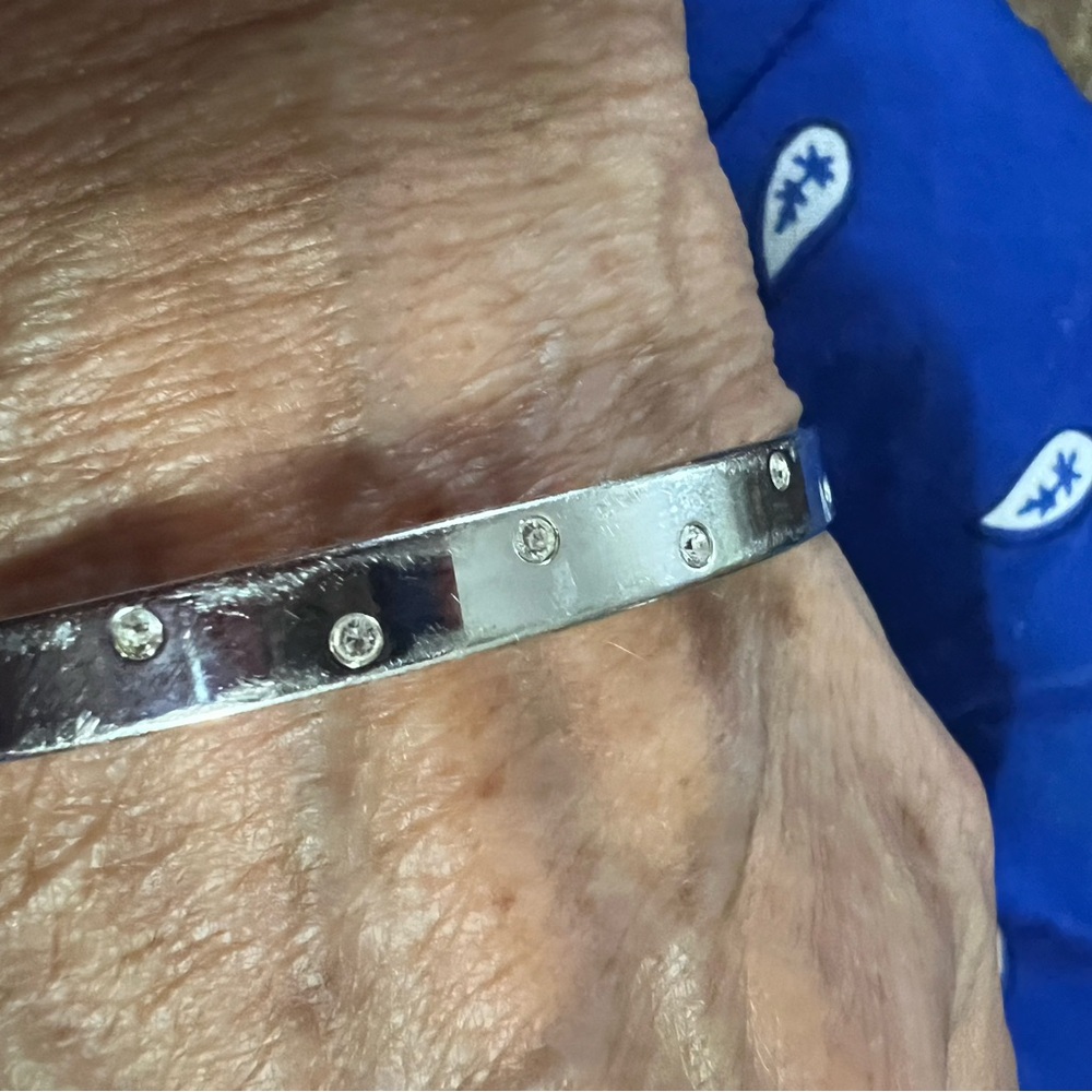 Swarovski Silver Bracelet with Clear Crystals